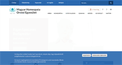 Desktop Screenshot of homeopata.hu