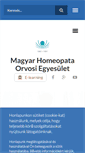 Mobile Screenshot of homeopata.hu
